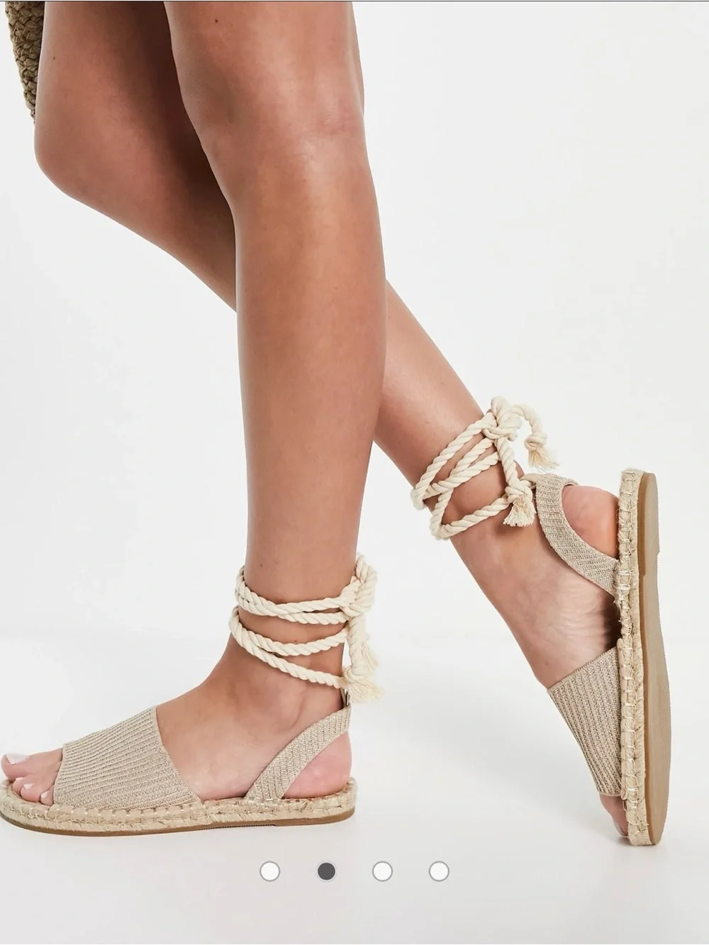 ASOS Rope Tie Espadrilles Sandals